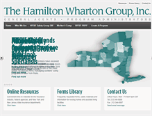 Tablet Screenshot of hamiltonwharton.com